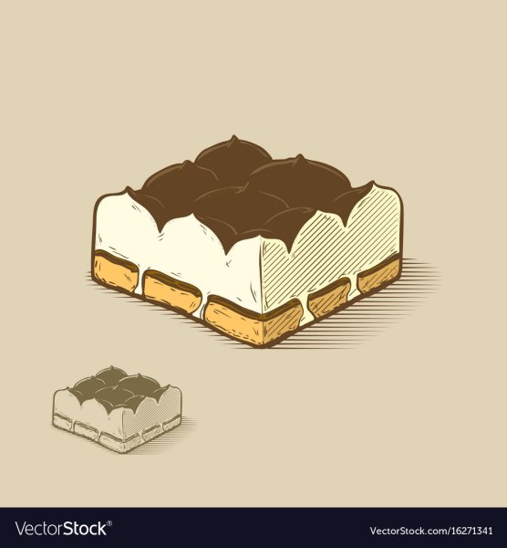 Тирамису рисовать