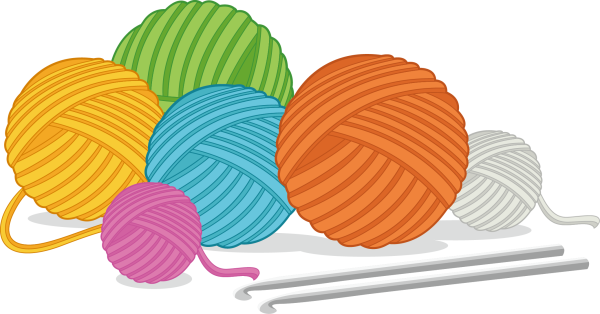 Клубки ниток для вязания