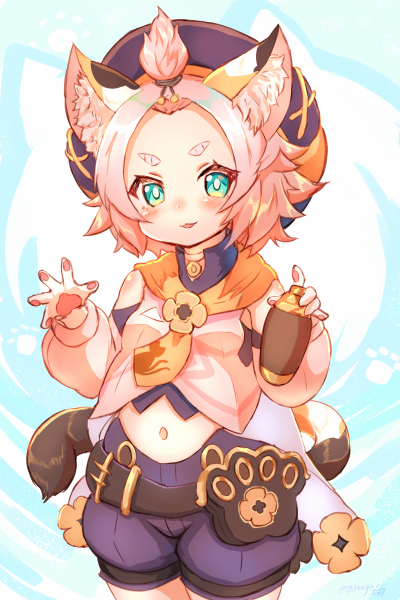 Геншин Импакт Диона арт