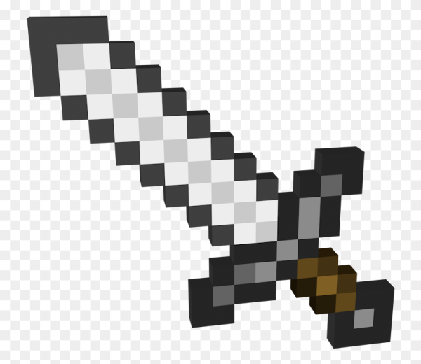 Чертеж меча из МАЙНКРАФТА