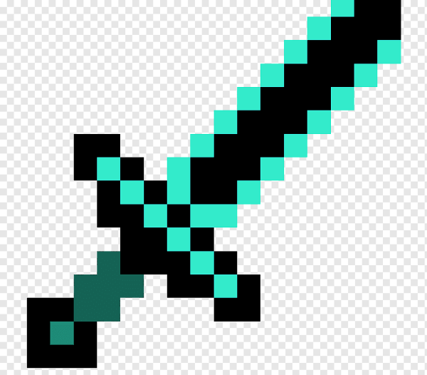 Меч майнкрафт для печати