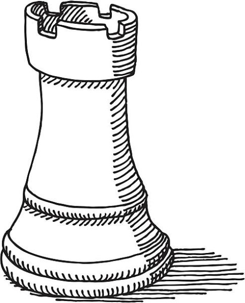 Ладья шахматы рисунок