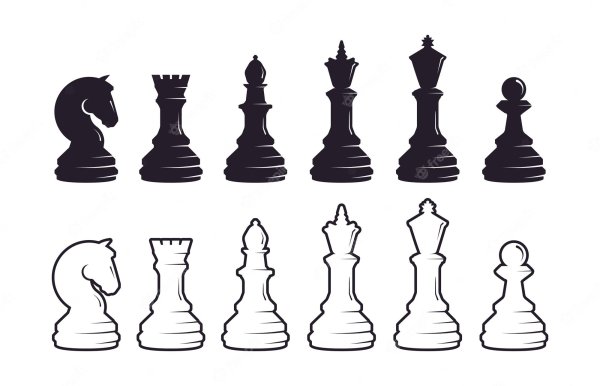 Шахматы Король и Королева Ладья