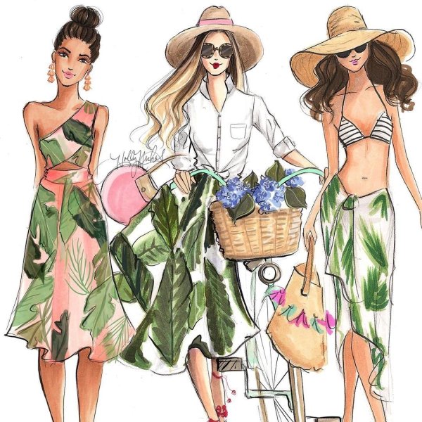Фэшн иллюстрация