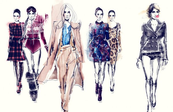Фэшн иллюстрация