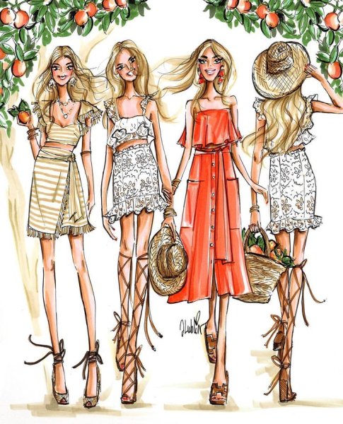 Модный сейчас стиль рисования