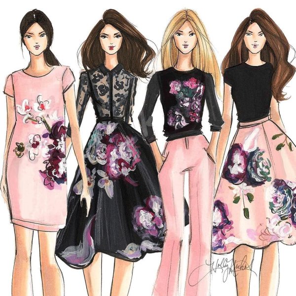 Модные рисунки