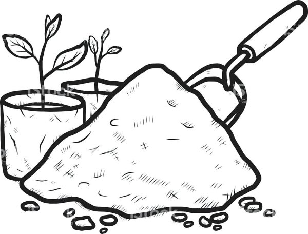 Почва раскраска для детей