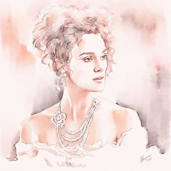 Кира Найтли Каренина арт