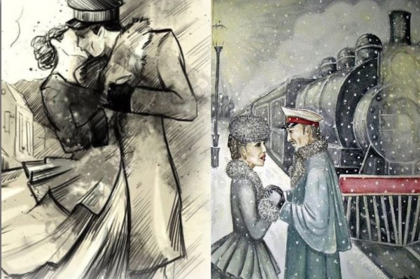 Свидание Анны Карениной с сыном Врубель