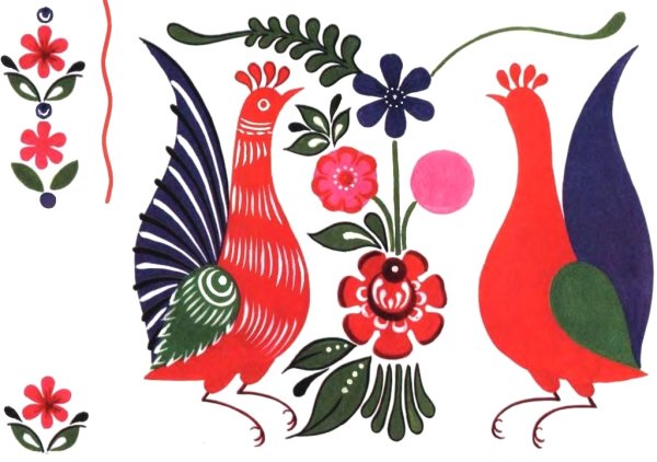 «По мотивам Городецкой росписи» Комарова т.с. стр.75