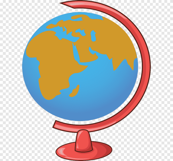 Схематичное изображение глобуса