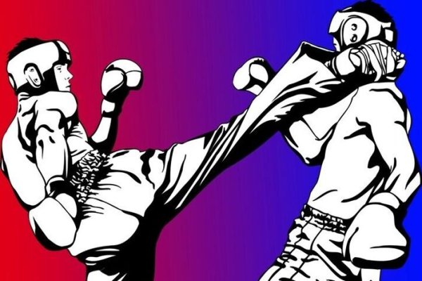 Кикбоксинг иллюстрация