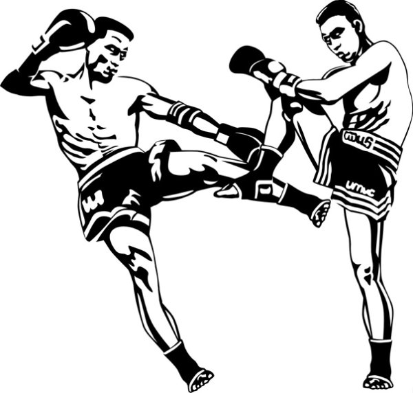 Кикбоксинг рисунки