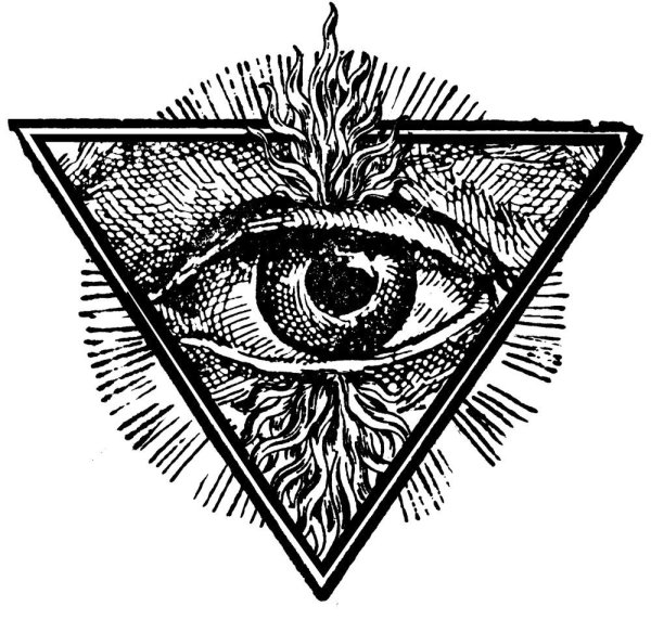 Символ масонов глаз в треугольнике