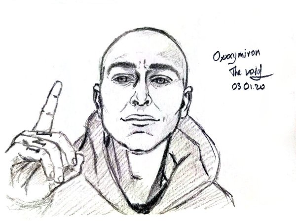 Оксимирон рисунок карандашом