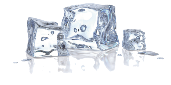 Кусочки льда