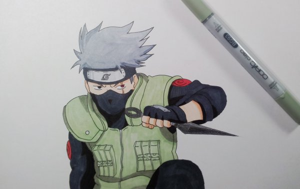 Какаши Хатаке портрет