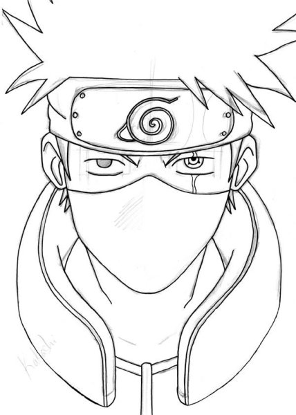 Какаши Хатаке Hatake Kakashi Naruto Tattoo