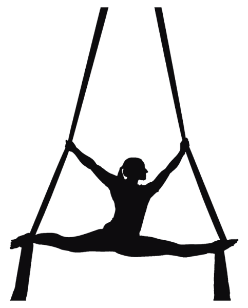 Акробат силуэт