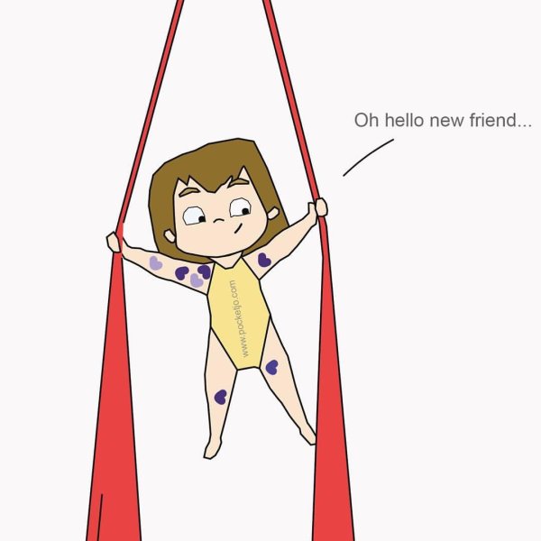 Воздушные полотна зарисовка