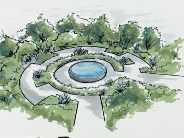 Ландшафтная архитектура эскизы