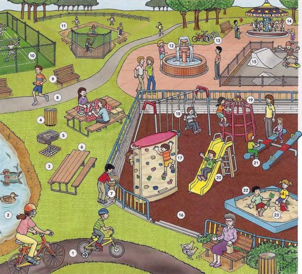 Детская площадка на англ