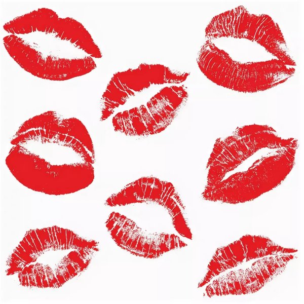 Отпечаток помады