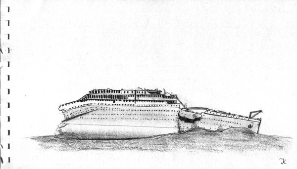 Раскраски Титаник и Британик