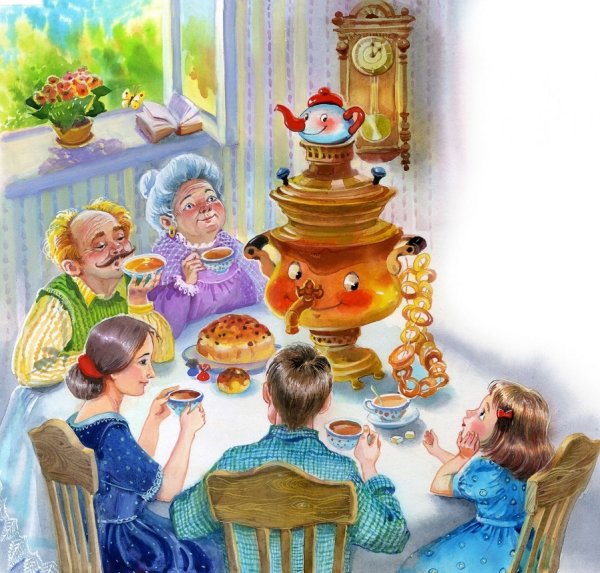 Чаепитие дети