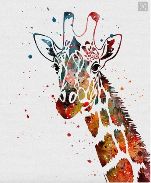 Арт жирафа