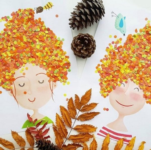 Осенняя аппликация