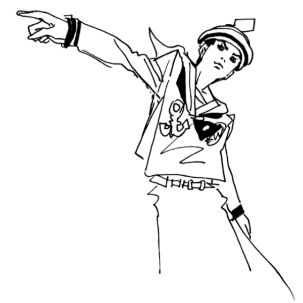 Хигашиката Джоске раскраска