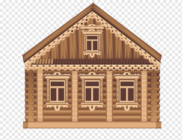 Деревянная изба для детей