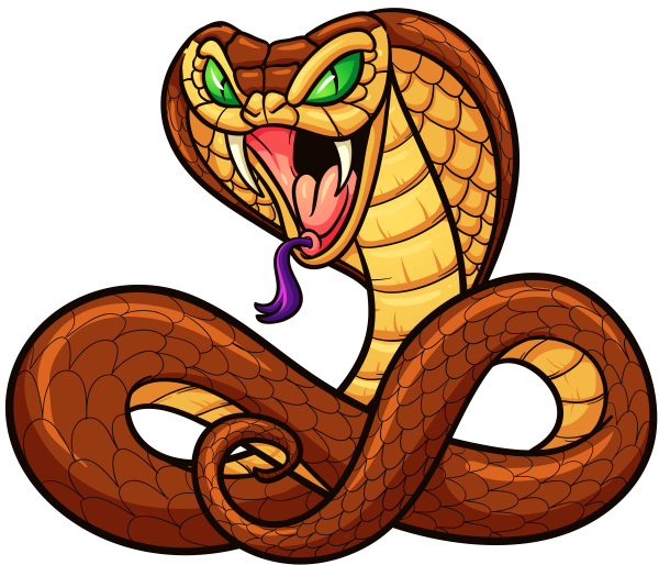 Змея мультяшная