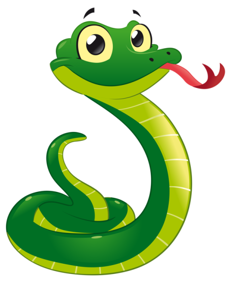 Змея мультяшка