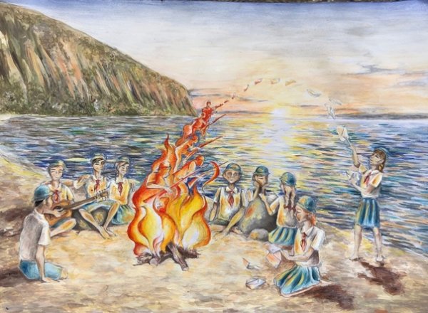 Рисунок на тему Артек