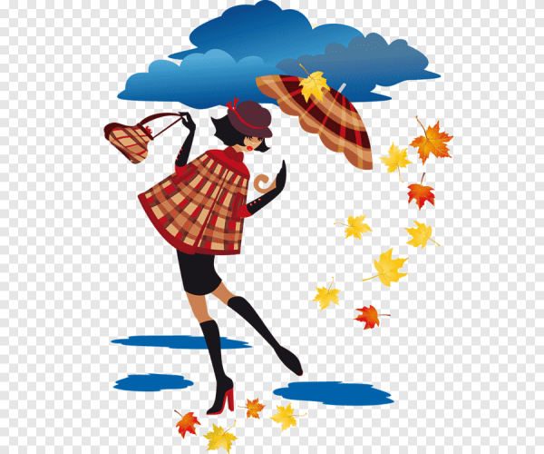 Женщина с зонтом