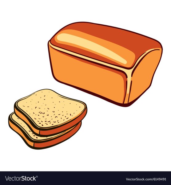 Буханка хлеба рисунок