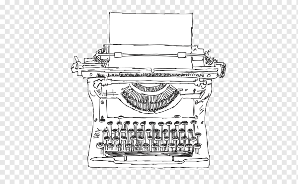 Печатная машинка скетч