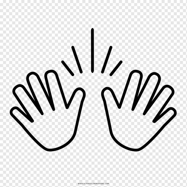 Трафарет ладони