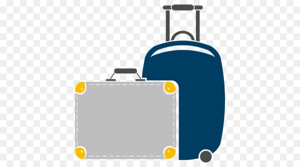 Багаж на прозрачном фоне