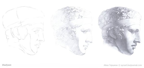 Андрей Томский гипсовые головы