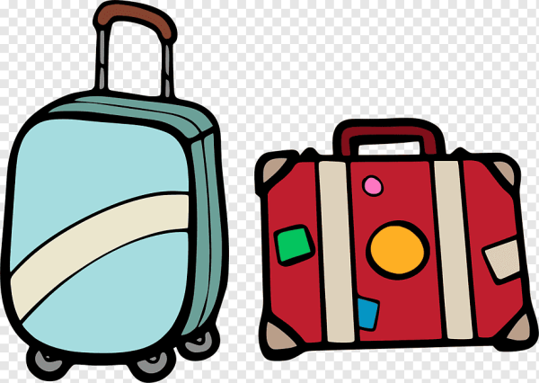 Мультяшный чемодан для путешествий