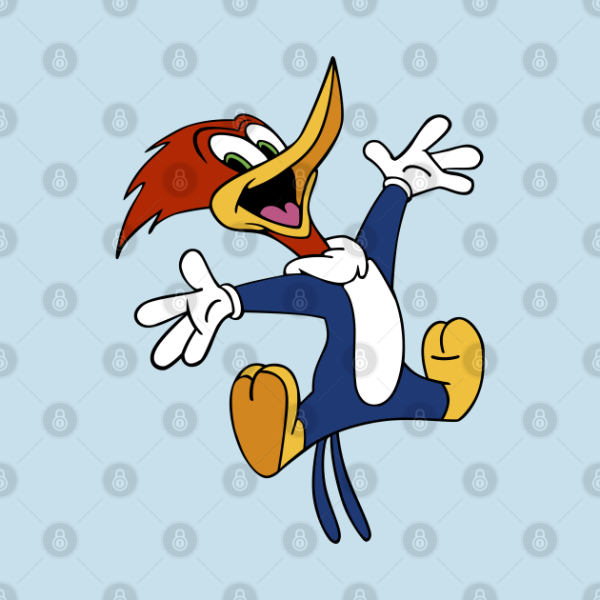 Герои мультфильма дятел Вуди