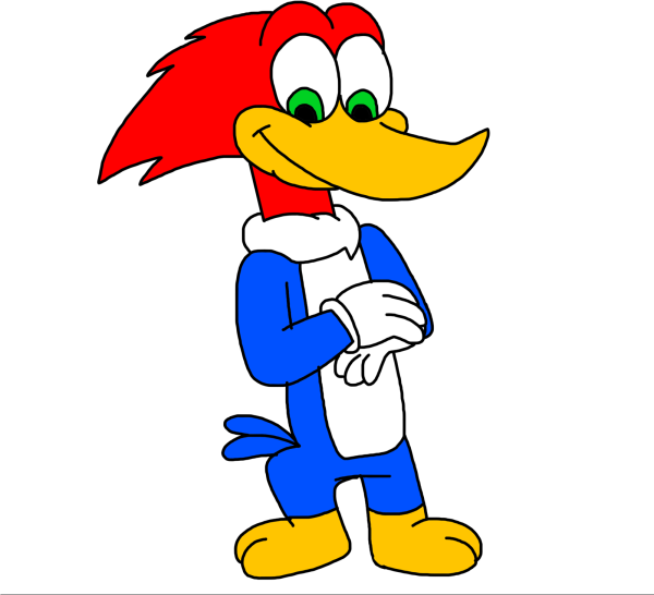 Герои мультфильма Вуди Вудпекер