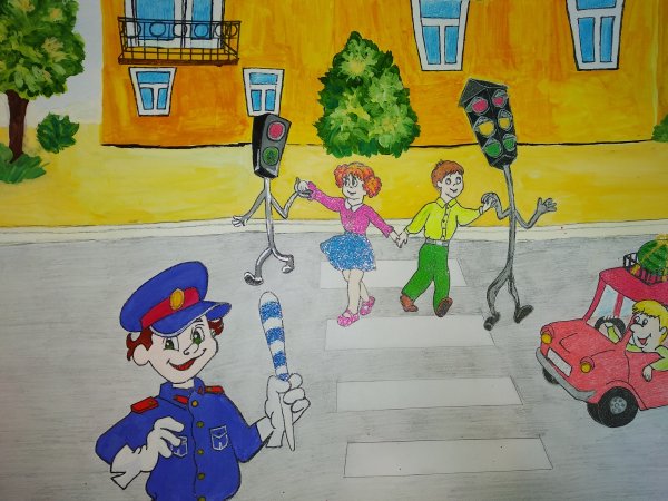 Конкурс рисунков безопасная дорога