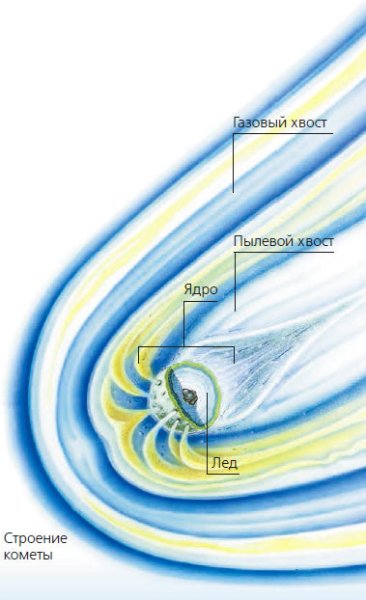 Структура кометы рисунок
