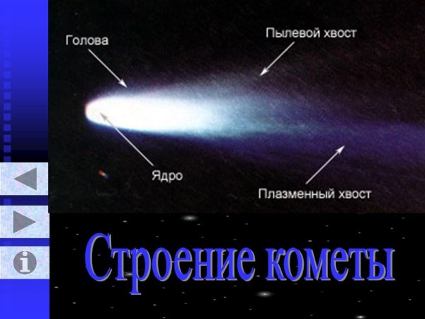 Строение кометы астрономия