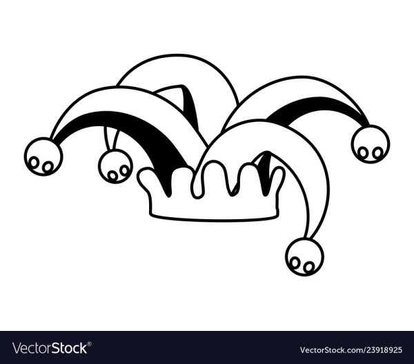 Шапка шута черная